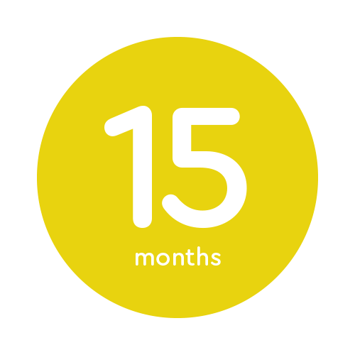 15 months yellow 