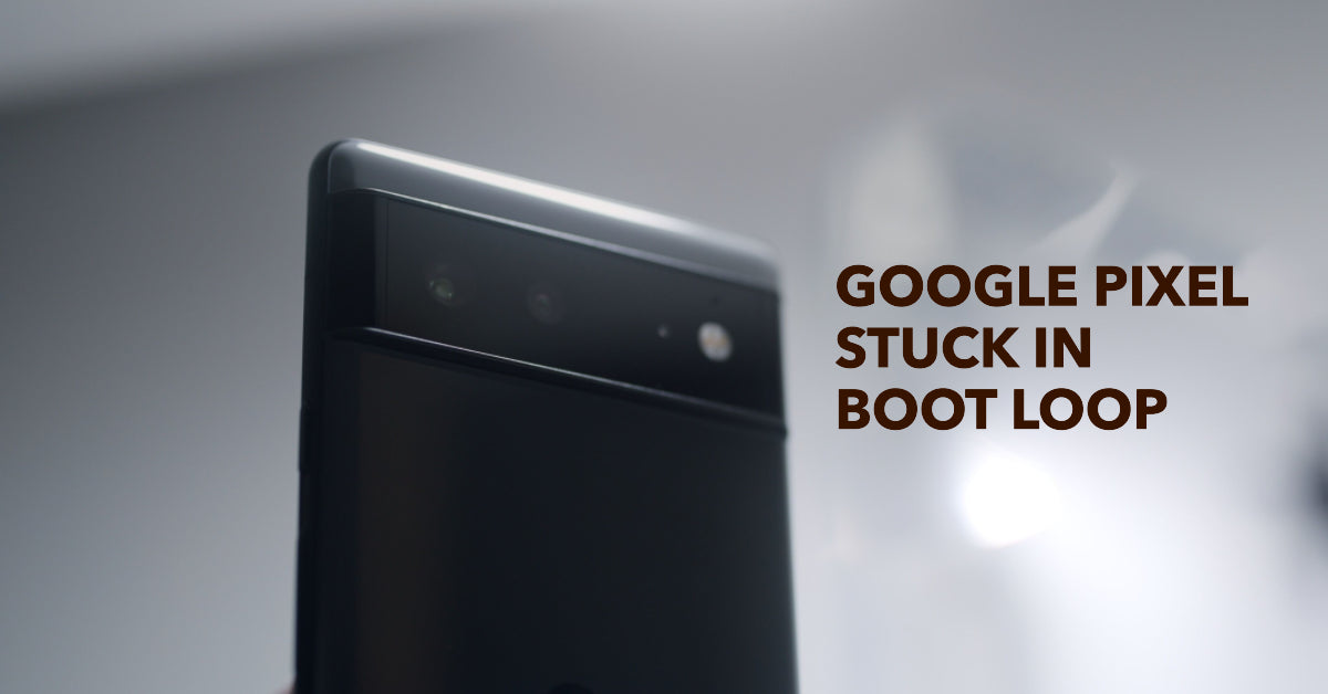 a featured image for an article all about google pixel stuck in boot loop