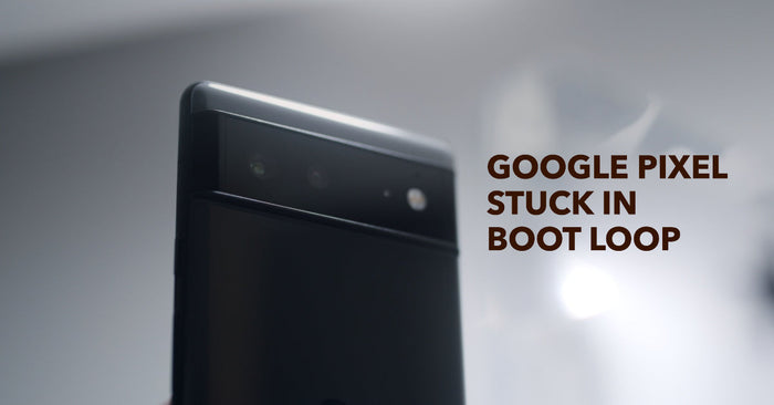 a featured image for an article all about google pixel stuck in boot loop