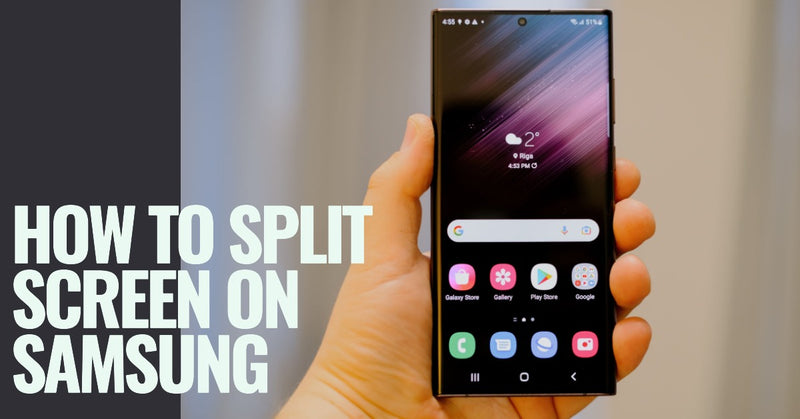 a featured blog image for an article - How to split screen on Samsung