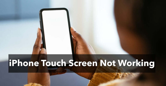 a featured blog image for an article about iPhone touch screen not working