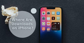 A feature image about where are downloads on iPhone