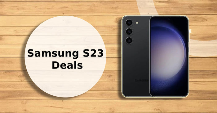 A feature image about refurbished Samsung S23 deals.